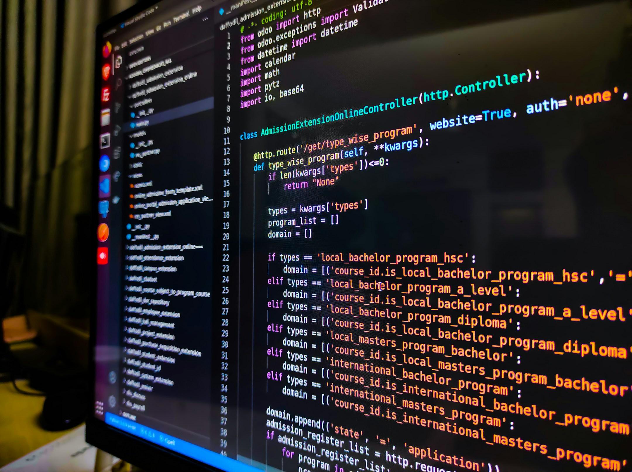 Custom software development